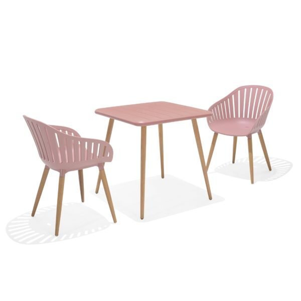 Nassau Square Bistro Table & Chair Set - Peony