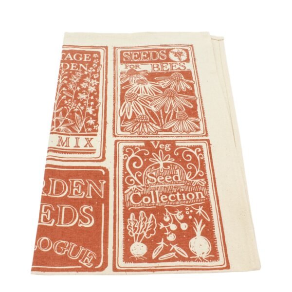 Cotton Tea Towel - Seed Packets